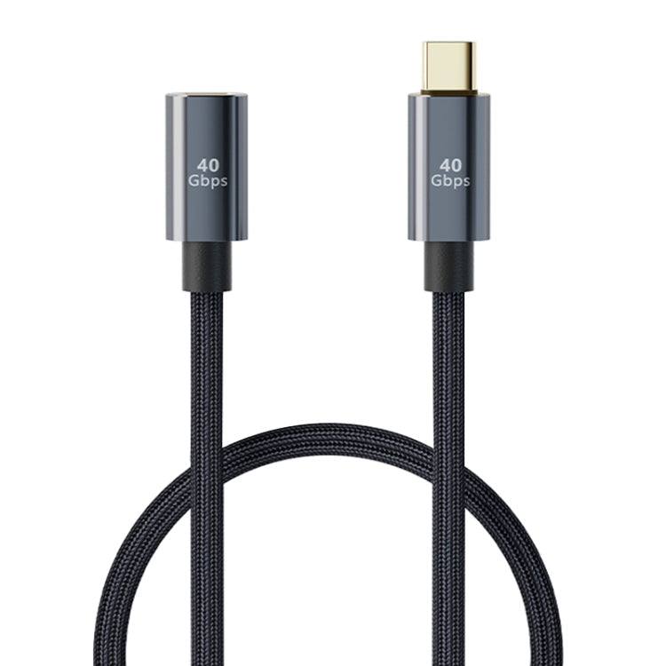USB4.0 40Gbps Type-C Male to Female Extension Cable, Length:0.5m