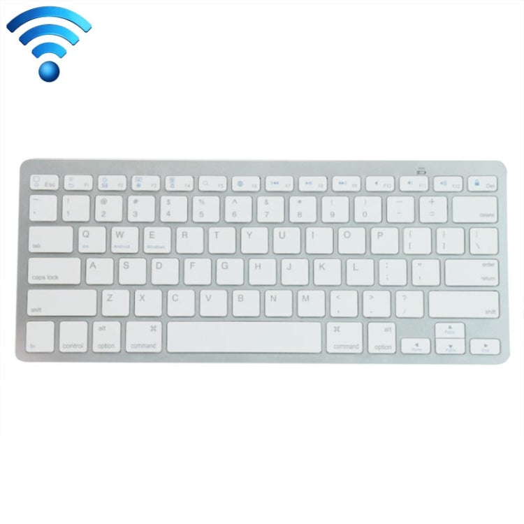 K09 Ultrathin 78 Keys Bluetooth 3.0 Wireless Keyboard (White)